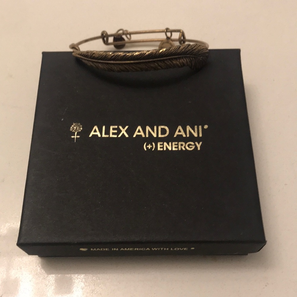 Alex and Ani Wrap Plume Feather Energy Bracelet